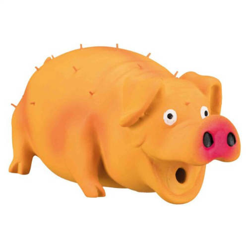 Trixie Bristle Pig | Latex játék (sörtés disznó) kutyák részére - 21 cm