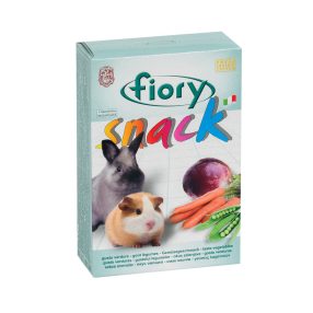   Fiory | SNACK Dried Veg. for D.Rabbits/ G.-Pigs | Kiegészítő nyúl eleség, szárított zöldség ízesítéssel - 60 g