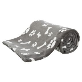  Trixie Kenny Blanket | Takaró (szürke,mintás) kutyák részére - 150x100 cm