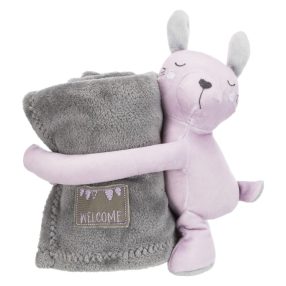   Trixie Junior Cuddly Set | Takaró (szürke,lila) kölyök kutyák részére - 75×50 cm