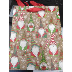 Ajándéktasak |  Manó mintás - 18x23cm