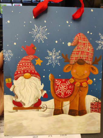 Ajándéktasak | Orrmanó és Rudi - 18x23cm