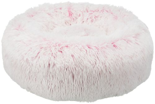 Trixie Harvey Bed | Kerek, peremes fekhely (fehér/pink) kutyák és macskák részére - 50 cm