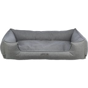   Trixie Talis Bed | Négyszögletes, peremes fekhely (szürke) kutyák részére - 120x80 cm 