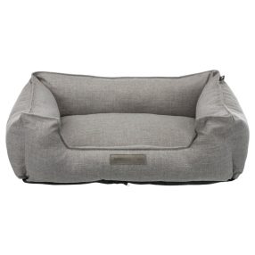   Trixie Talis Bed | Négyszögletes, peremes fekhely (szürke) kutyák részére - 60x50 cm