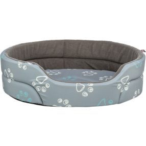   Trixie | Jimmy Bed - cotton look, ovális formájú fekhely (szürke) kutyák részére - 95x85cm