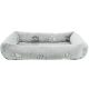 Trixie Nando Bed | Négyszögletes, peremes fekhely (világos szürke) kutyák részére - 75x65 cm