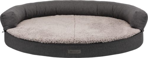 Trixie Vital Sofa Bendson | Ovális fekhely (sötét és világosszürke) kutyák részére - 75x60 cm