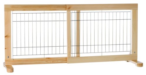 Trixie | Dog Barrier - elválasztó elem (natúr fenyő) kutyák részére (63-108x50cm)