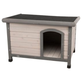   Trixie Classic | Féltetős kutyaház – S-M (85×58×60 cm), szürke
