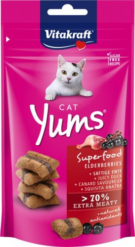 Vitakraft | Cat Yums Snack | Jutalomfalat | Kacsa - 40 g