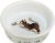 Trixie | Ceramic Bowl kerámia tál macskáknak – fehér, mintás (0,2 l / Ø12 cm)