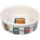 Trixie | Ceramic Bowl kerámia tál macskáknak – fehér, mintás (0,2 l / Ø12 cm)