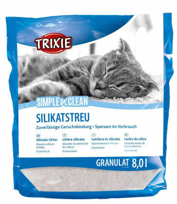 Trixie | Simple'n'Clean Silicate Litter | Szilikon alom - 8 L