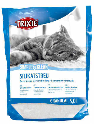 Trixie | Simple'n'Clean Silicate Litter | Szilikon alom - 5 L