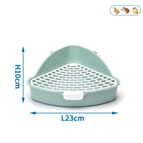 Nobleza | nyúl, tengerimalac WC 25x19x10cm, fehér és zöld