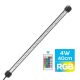 Nobleza | RGB akváriumi lámpa távirányítóval - 4 W, 40 cm