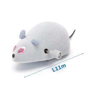 Nobleza | felhúzható egér 7*5cm szürke