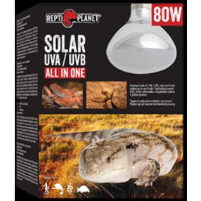   Repti Planet Solar UVA/UVB | UVA/UVB fény- és hősugárzó izzó - 80 W