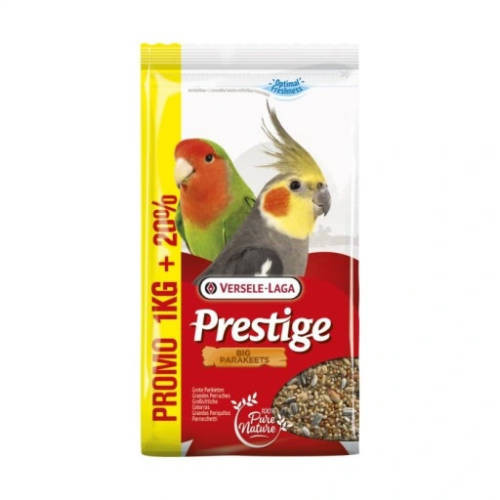 Versele-Laga Prestige Parrots | Teljesértékű eledel hullámos- és rózsásfejű papagájok részére -1kg+20%