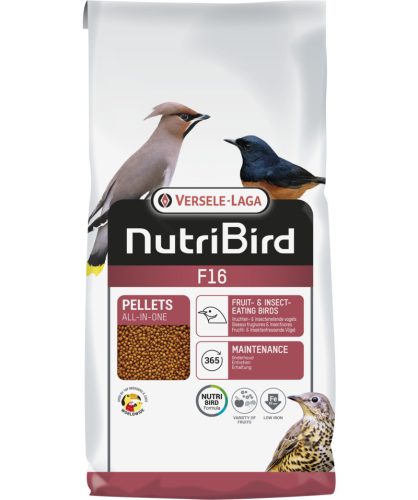 Versele-Laga NutriBird F16 | Extrudált pellet gyümölcs és rovarevő madaraknak - 800 g