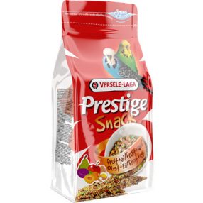   Versele-Laga | Prestige Snack Budgies | Gyümölcsös-tojásos keverék hullámos papagájoknak 125 g