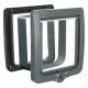 Trixie | 4-Way Flap Door XXL with Tunnel - kutya- és macskaajtó alagúttal (szürke) - 24-28cm