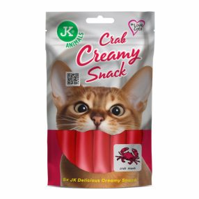   JK Animals | Rákkrémes jutalomfalat macskák számára – 5 x 15 g (75 g)