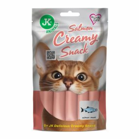  JK Animals | Lazackrémes csemege macskáknak – 5 x 15 g (75 g)