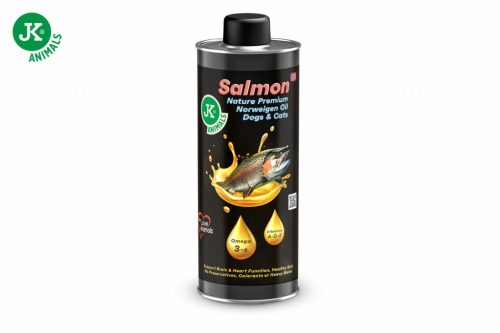 JK Nature Premium norvég lazacolaj | Természetes étrendkiegészítő kutyáknak és macskáknak – 250 ml