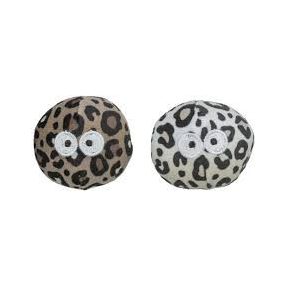   Trixie Leopard Plush Balls | Leopárdmintás plüss golyók macskák részére – 2 db / 5,5 cm