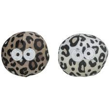 Trixie Leopard Plush Balls | Leopárdmintás plüss golyók macskák részére – 2 db / 5,5 cm