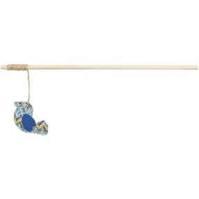   Trixie Cat Toy Stick with Bird | Macskapeca plüss madárral és macskamentával – 40 cm