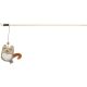 Trixie Cat Toy Stick with Smiling Cat | Interaktív játszóbot mosolygós cica figurával – 38 cm