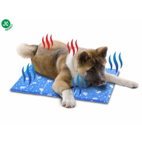   JK Hűsítő matrac | Nagy méretű önhűtő géllel töltött fekhely kutyáknak – 90 × 60 cm