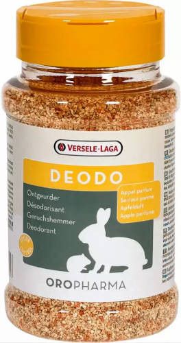 Versele-Laga Oropharma Deodo Apple | Almás illatú szagtalanító granulátum rágcsálótoalettekbe és almokhoz – 230 g