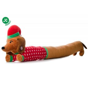   Jk | Tacskó X-Mas – Extra hosszú karácsonyi plüss sípoló játék kutyáknak (96 cm)