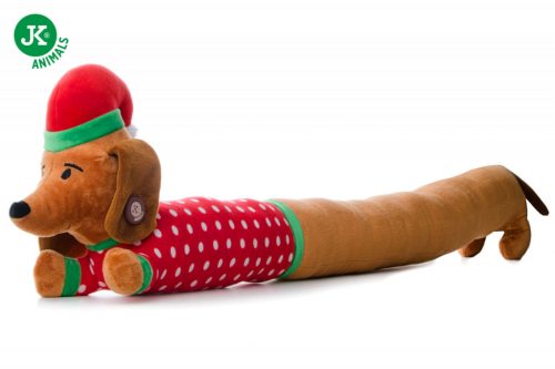 Jk | Tacskó X-Mas – Extra hosszú karácsonyi plüss sípoló játék kutyáknak (96 cm)