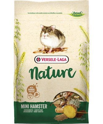 Versele-Laga Nature Mini Hamster | Teljes értékű törpehörcsög eledel - 400 g