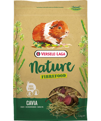 Versele-Laga Nature Fibrefood Cavia | Teljes értékű tengerimalac eledel | Gabona mentes - 1 kg