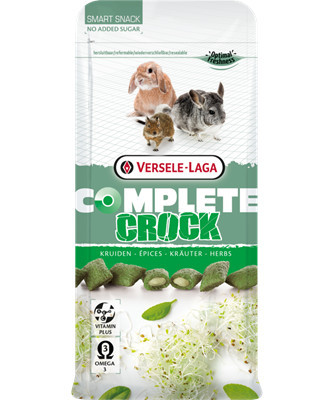 Versele-Laga CROCK Complete Herbs | Jutalomfalat rágcsálóknak | Gyógynövényes - 50 g