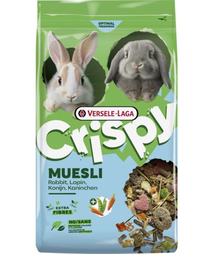 Versele-Laga Crispy Muesli Rabbits | Ízletes, rostgazdag müzli keverék nyulak számára – 850 g