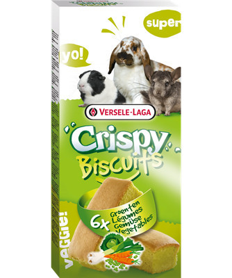 Versele-Laga |Crispy Biscuits Vegetables | Zöldséges keksz kisemlősöknek 6 db - 70 g