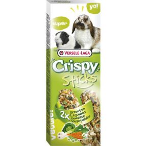   Versele-Laga Crispy Sticks Rabbits, Guinea Pigs | Dupla rúd | Zöldséges - 110 g
