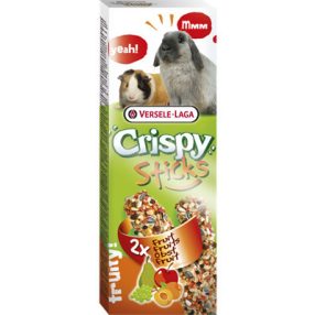   Versele-Laga Crispy Sticks Rabbits, Guinea Pigs | Dupla rúd | Gyümölcsös - 110 g