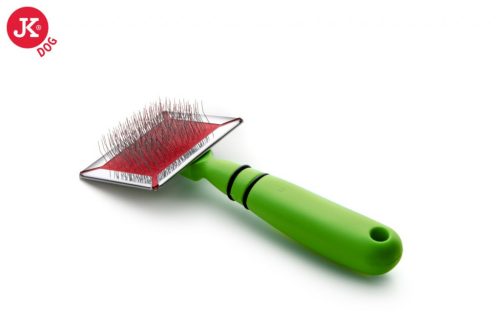 JK Animals | Tüskés fém kefe lágy tüskékkel a kíméletes szőrápoláshoz