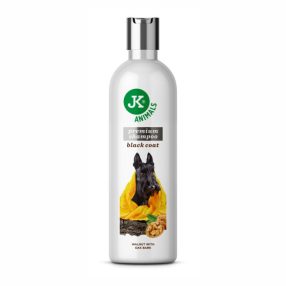   JK Black Coat sampon | Színkiemelő szőrápoló fekete és sötét szőrű kutyáknak – 250 ml
