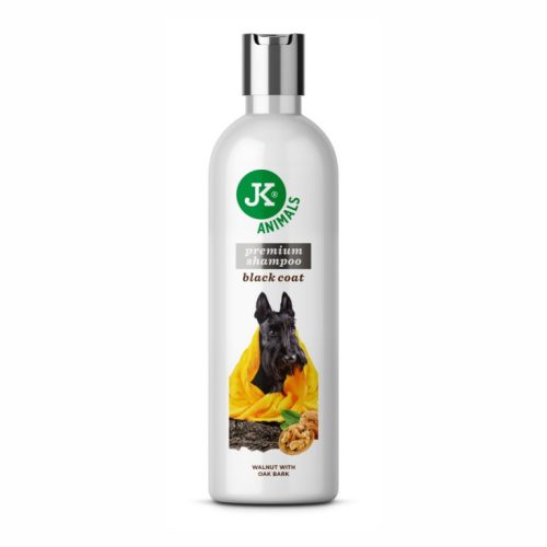 JK Black Coat sampon | Színkiemelő szőrápoló fekete és sötét szőrű kutyáknak – 250 ml