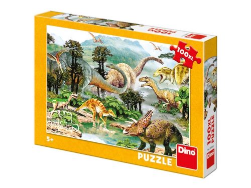 Dinoszauruszok 100 darabos XL - nagy méretű puzzle