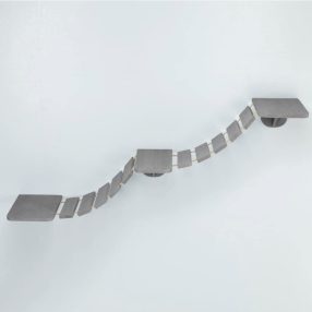   Trixie Climbing Ladder for Wall Mounting | Falra szerelhető mászólétra macskák számára (taupe/szürke) – 150 × 30 cm